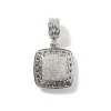 Women John Hardy Necklaces>Carved Chain Pendant, Silver, Diamonds