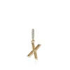 Women John Hardy Necklaces>Initial Pendant, Gold, Diamonds
