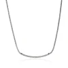 Women John Hardy Necklaces>JH Essential Pavé Necklace, Sterling Silver, Diamonds, 1.8MM
