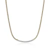 Women John Hardy Necklaces>JH Essential Pavé Necklace, Gold, Diamonds, 2.5MM