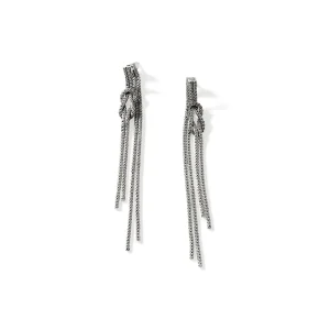 Women John Hardy Earrings>Love Knot Drop Earrings, Sterling Silver