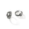 Women John Hardy Earrings>Love Knot Hoop Earrings, Sterling Silver