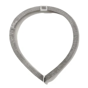 Women John Hardy Necklaces>Rata Chain Chevron Necklace, Sterling Silver