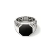 John Hardy Rings>Signet Ring, Sterling Silver