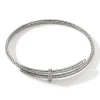 Women John Hardy Necklaces | Necklaces>Spear Coil Choker, Sterling Silver, Diamonds
