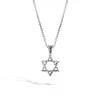 John Hardy Necklaces>Star of David Pendant Necklace, Silver