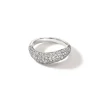 Women John Hardy Rings>Surf Ring, Sterling Silver, Diamonds