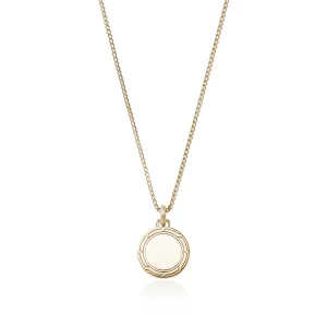 John Hardy Necklaces>Tag Necklace, Gold