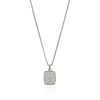 Women John Hardy Necklaces | Necklaces>Tag Necklace, Silver, Diamonds, 1.7MM