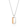 John Hardy Necklaces>Tag Necklace, Sterling Silver, Enamel