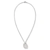 John Hardy Necklaces>Tag Pendant Necklace, Sterling Silver, 1.7MM